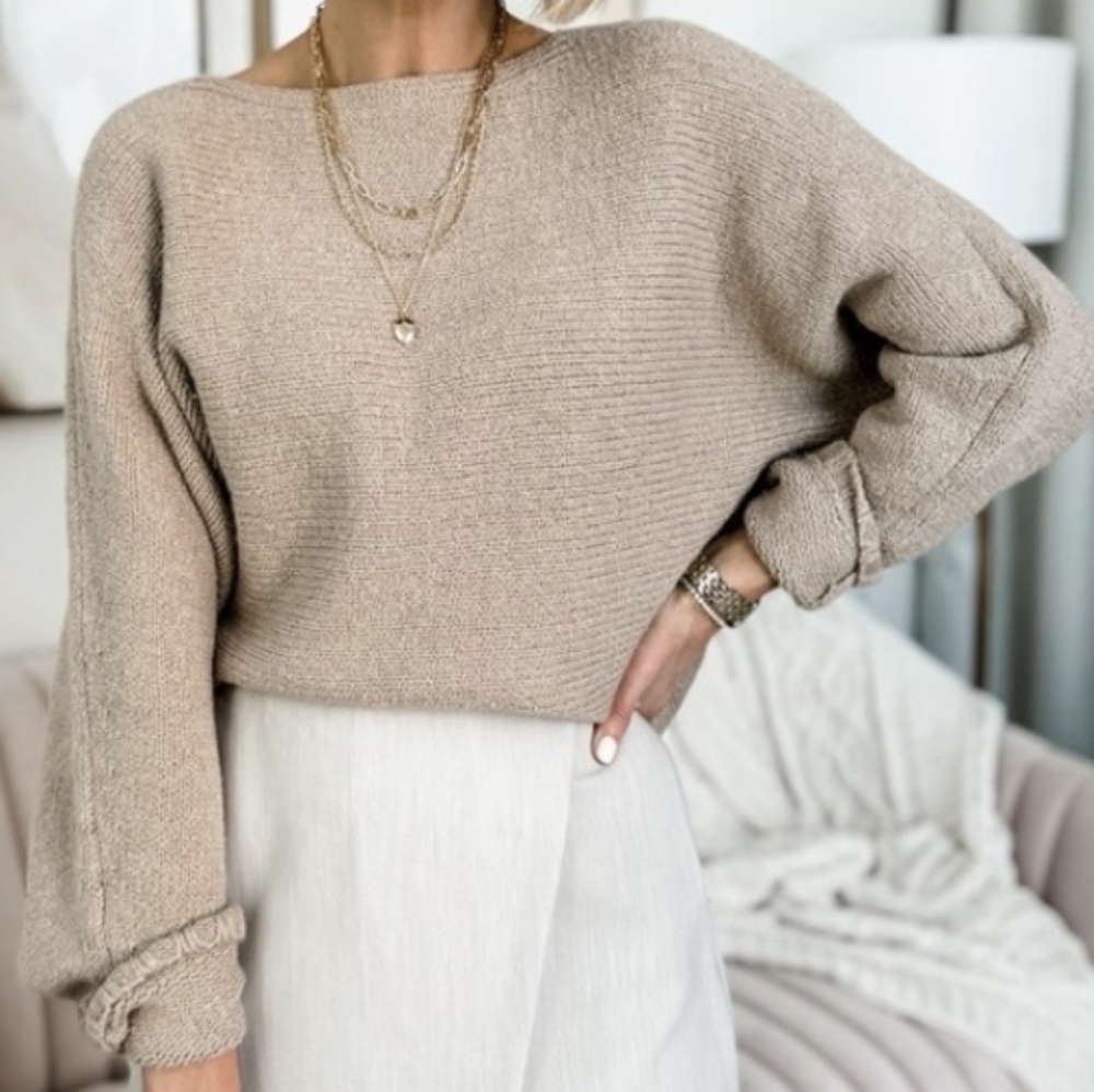 Abercrombie & Fitch Slash Dolman Sweater, L/XL